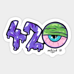 mikiad // 420 Sticker